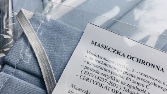 65 tys. sztuk maseczek trafiło do Gminy Kościerzyna. Czekają na mieszkańców