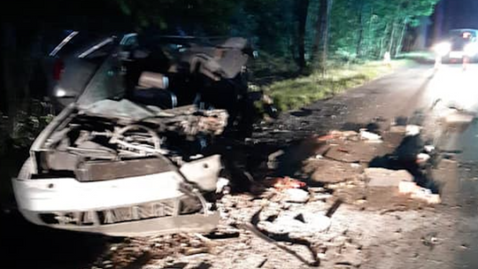 Audi rozpadło się na kawałki