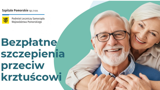 Bezpłatne szczepienia przeciw krztuścowi dla mieszkańców powiatu kościerskiego
