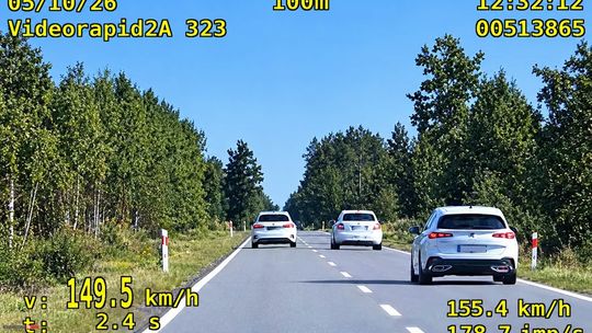 Blisko 150 km/h przy ograniczeniu do 90. 18-latek w Audi zatrzymany na DK20