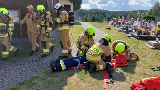 Czy Kościół w Olpuchu spłonąłby w ogniu ? Sprawdzili to strażacy OSP