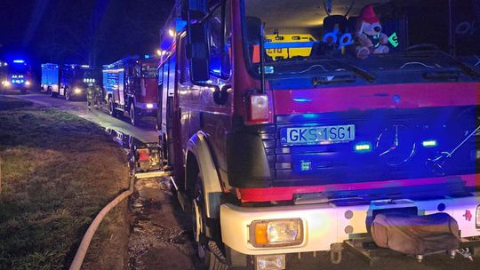 Dramatyczna noc w Przytarni – pożar domu i wielkie straty
