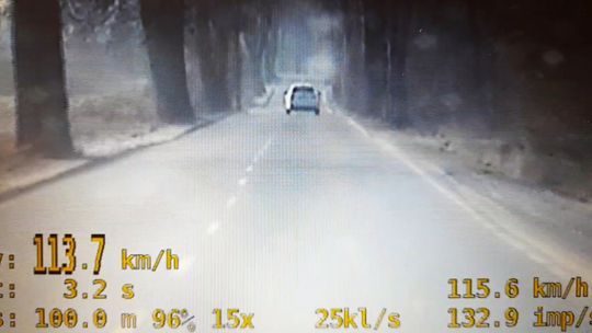 Drogowy rekordzista w Lubieszynie – 113 km/h na 50-tce!