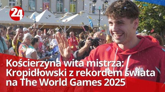 Dwa medale i rekord globu! Kościerzyna dumna z Szymona Kropidłowskiego