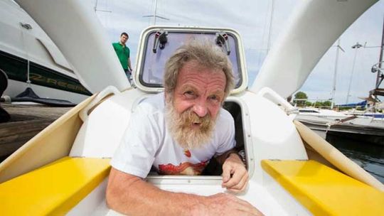 Dwa razy przepłynął Atlantyk kajakiem, a teraz odwiedził Kościerzynę