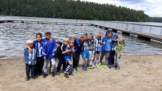 Dzieci z Ceramika Łubiana na obozie