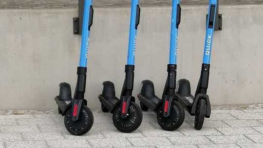 Elektryczne hulajnogi pojawiły się w Kościerzynie