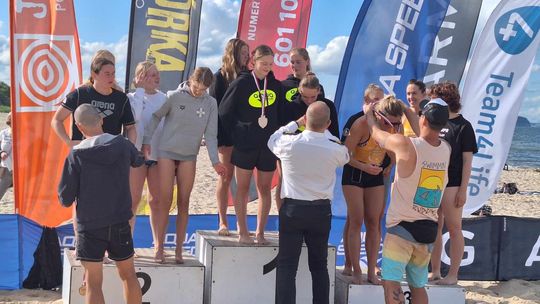 Zuzanna Peek, Daria Freda i Jan Marchewicz medalistami Mistrzostw Polski w Ratownictwie Morskim 2023