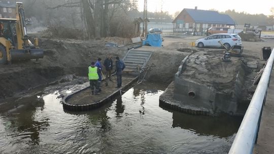 Gmina Kościerzyna.Pierwsze przystanie kajakowe na ukończeniu 