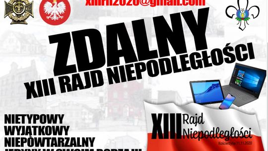 Już jutro XIII Rajd Niepodległości