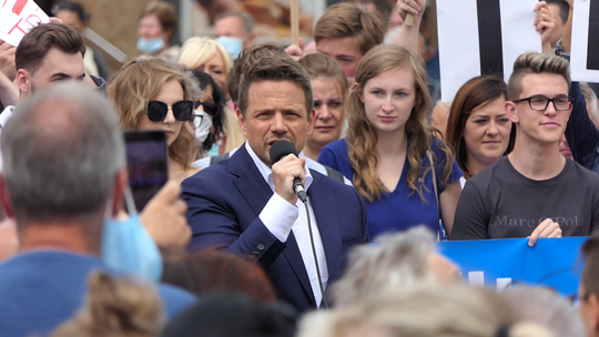 Kandydat na prezydenta Rafał Trzaskowski gościł w Kościerzynie 