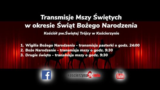 Kiedy będą transmisje mszy ?