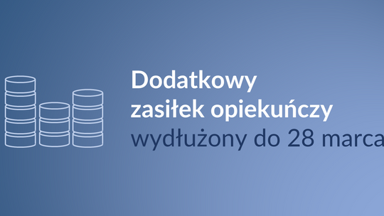 Kolejne dwa tygodnie dodatkowego zasiłku opiekuńczego