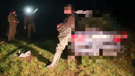 Kolejni kłusownicy ujęci.Tym razem na rzece