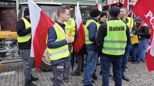 Kolejny protest kościerskich rolników