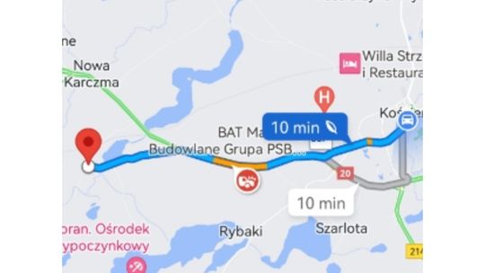 Kolejny wypadek na DK20