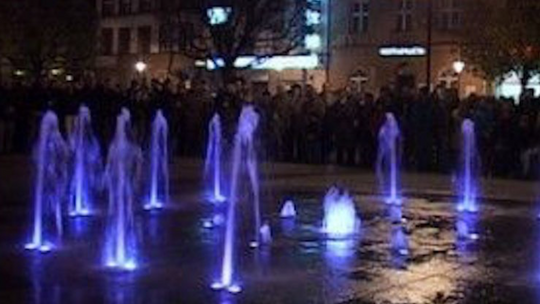 Koronawirus. Kościerski rynek bez fontanny