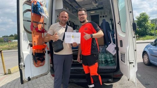 Kościerska karetka pojechała do Lwowa