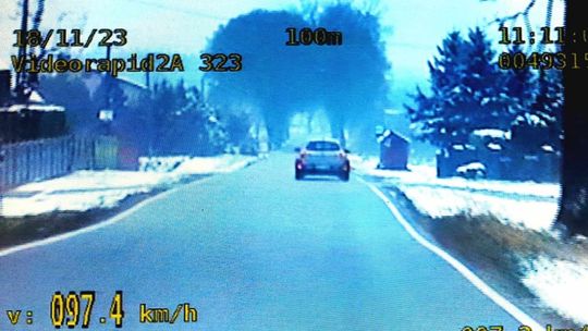 Kościerzyna: Posypały się mandaty za prędkość