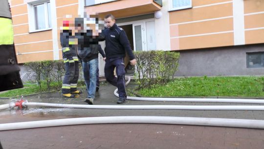 Kościerzyna. Miał być pożar, skończyło się na zatrzymaniu poszukiwanego