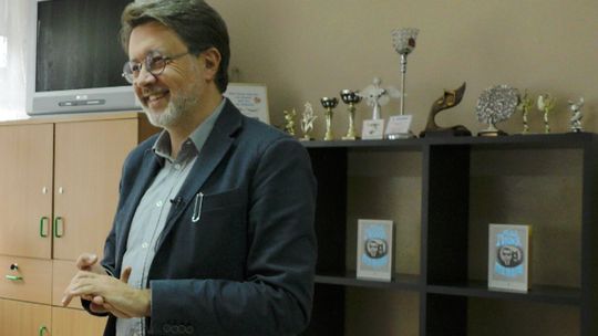 Kościerzyna. Michał Rusinek gościem Szkoły Podstawowej nr 4