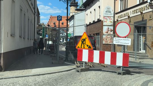 Kościerzyna: od czwartku kolejny etap remontu Świętojańskiej. Zmiany w ruchu
