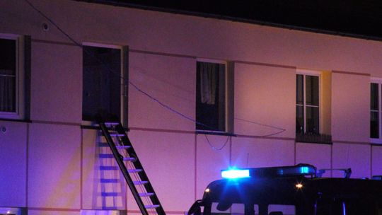 Kościerzyna. Pożar w bloku przy Skłodowskiej