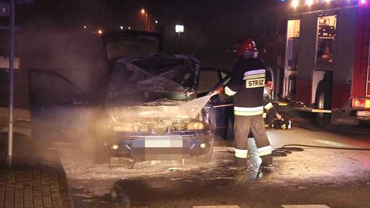 Kościerzyna: spłonął samochód