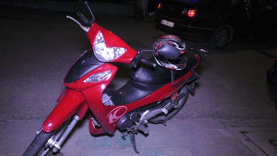 Kościerzyna. Wypadek motoroweru. Kierowca miał ponad 2 promile alkoholu 