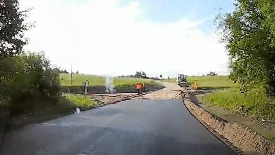 Kościerzyna.Kolejna ulica pokryta asfaltem