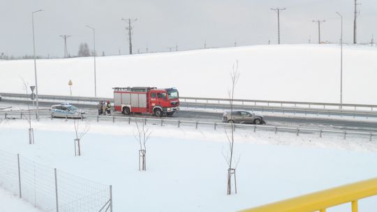 Kościerzyna.Pierwsze skutki zimy