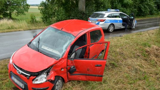 Lubieszyn. Hyundai nie ustąpił pierwszeństwa ciężarówce