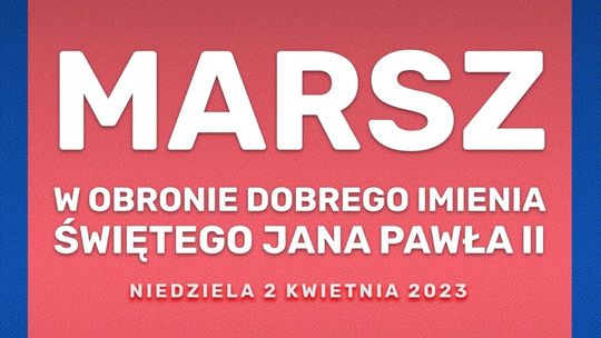 Marsz w obronie Papieża