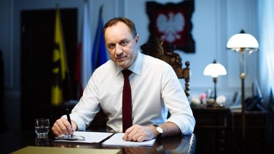 Marszałek Województwa Pomorskiego Mieczysław Struk z potwierdzonym wynikiem