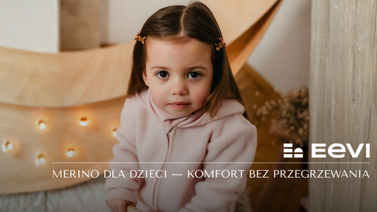 Merino dla dzieci — komfort bez przegrzewania i spokojny sen Twojego maluszka