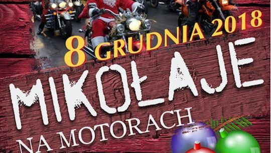 Mikołaje na motorach w Kościerzynie