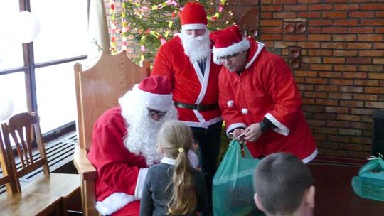 Mikołaje na motorach w Stawiskach