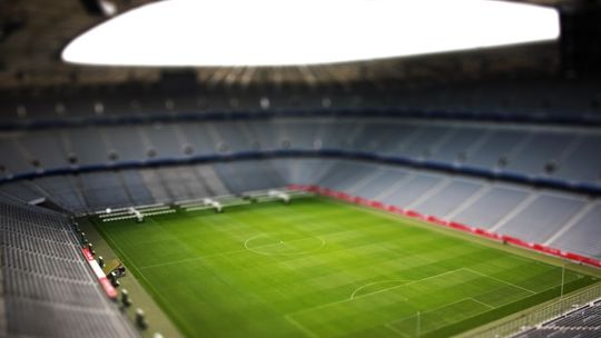 Mundialowe mecze na kościerskim rynku