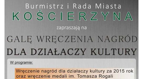 Nagrodzą Działaczy Kultury