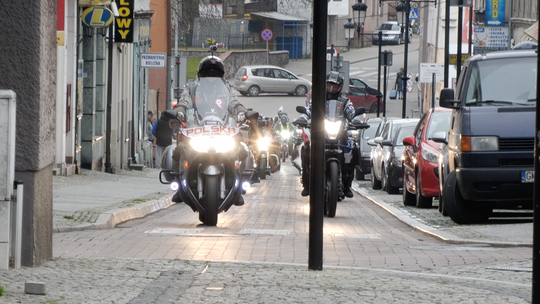 Nietypowa parada motocykli 