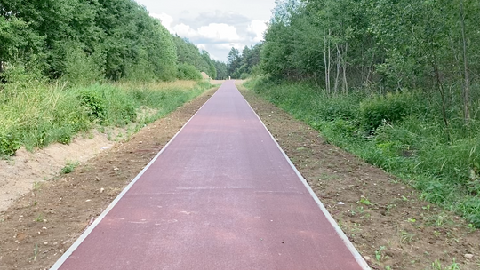 Nowa ścieżka rowerowa do Wielkiego Klincza jest już prawie gotowa