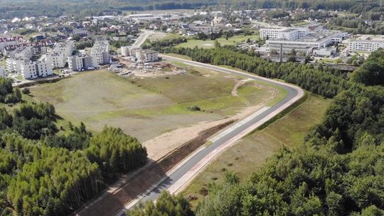 Nowa ulica w Kościerzynie na finiszu budowy