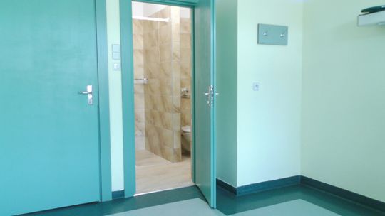 Nowe łazienki oddziału kardiologii