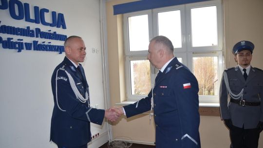 Nowy szef kościerskiej policji - doświadczony funkcjonariusz obejmuje komendę