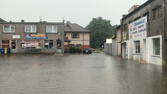 "Oberwanie chmury" nad Kościerzyną