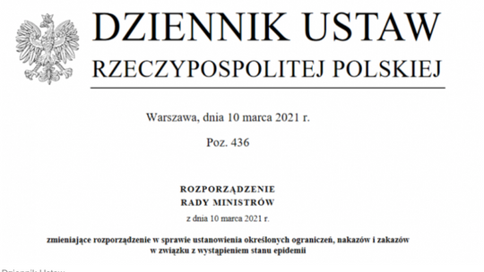 Od 13 marca w woj.pomorskim wchodzą zmiany dla ozdrowieńców oraz nowe zasady dotyczące maseczek i kwarantanny