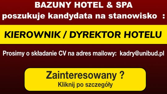 Ogłoszenie o pracę Ogłoszenie o pracę