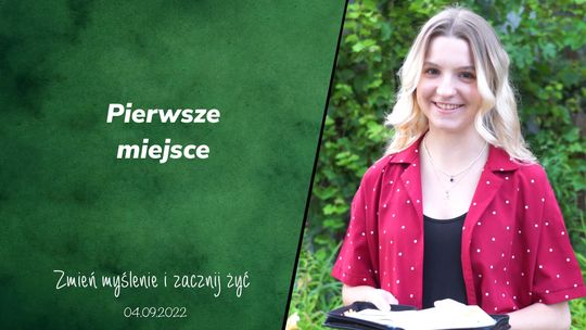 Pierwsze miejsce - Zmień myślenie i zacznij żyć