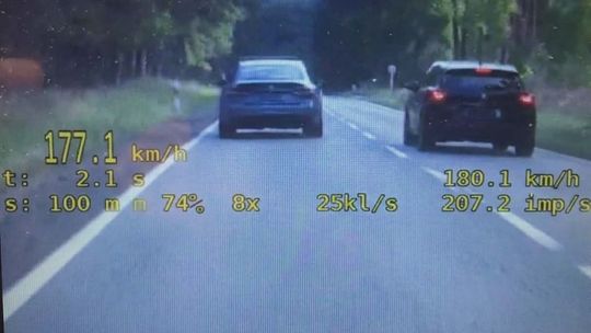 Pirat w Porsche zatrzymany w Kornem