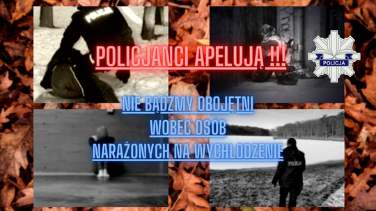 Policja apeluje - Nie bądźmy obojętni !